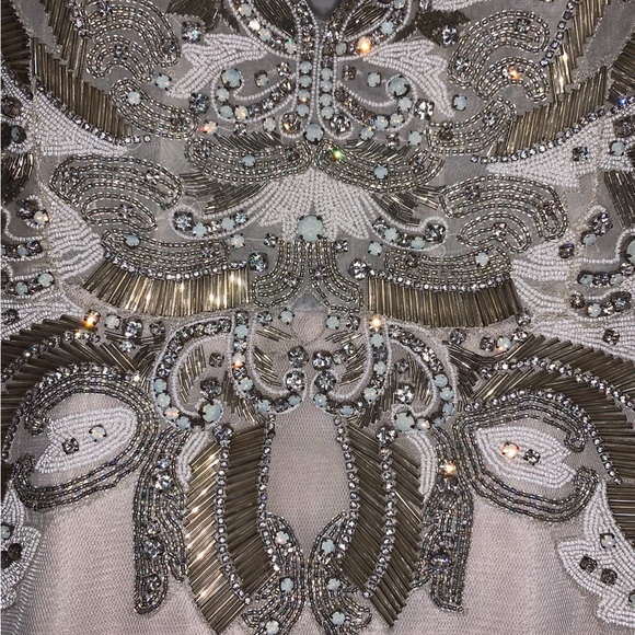 Hayley Paige Sasha Dress Gown Size 12 Formal Wedding Style 6463 - Picture 10 of 15